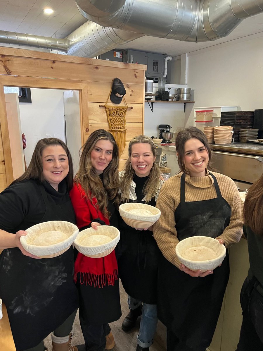 SyntaxStrategic's tweet image. #TeamSyntax traded laptops for aprons and learned to make bread together at Eldon’s Pantry in Carp. We learned that just like in our work, attention to detail and collaboration were the key ingredients for success. Cheers to a day of teamwork, laughter, and delicious results!