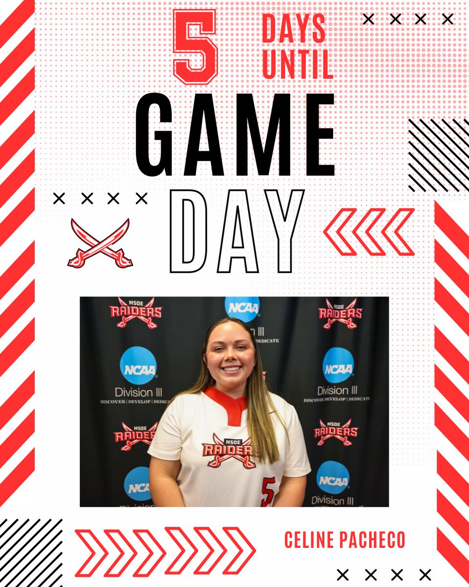 msoe_softball's tweet photo. Down to one hand! In ✋🏼 days we’ll be back on the field! #TheRaiderWay #SwordsUp #LandPirates ⚔️ https://t.co/LvG9DDH92S