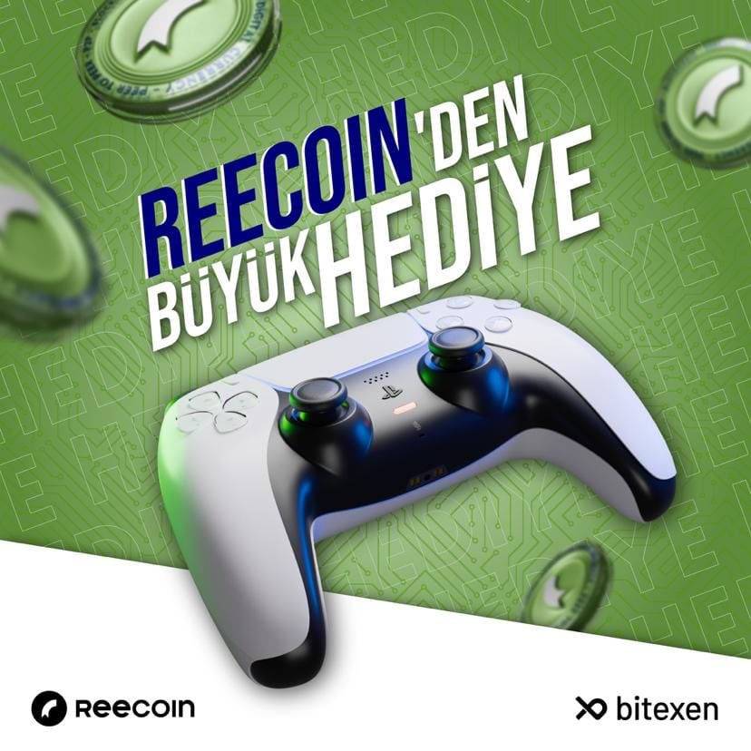 Hediye Etkinliği!

Önsatış aşamasında olan #reecoin projesi ile 1 adet #PS5 hediye ediyoruz 🎁 

Şartlar 👇

• BEĞEN &amp; RT yap
• <a href="/reecoin_io/">ReeCoin</a> hesabını takip et
• t.me/reecoin_io grubuna katıl

Önsatış bitişinde, listeleme günü hediyeyi kazananı açıklayacağım!