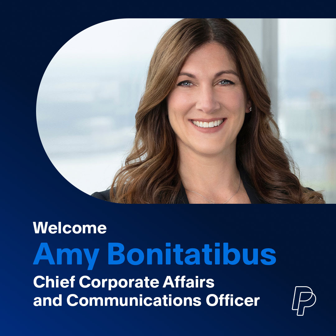 We’re excited to announce that Amy Bonitatibus has been named Chief Corporate Affairs and Communications Officer. Bonitatibus was most recently Chief Communications Officer at Wells Fargo and has a wealth of experience in the financial services industry. newsroom.paypal-corp.com/2024-03-06-Pay…