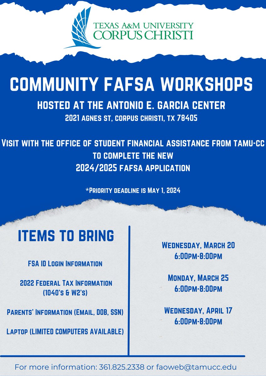 TAMUCC Financial Aid tweet media