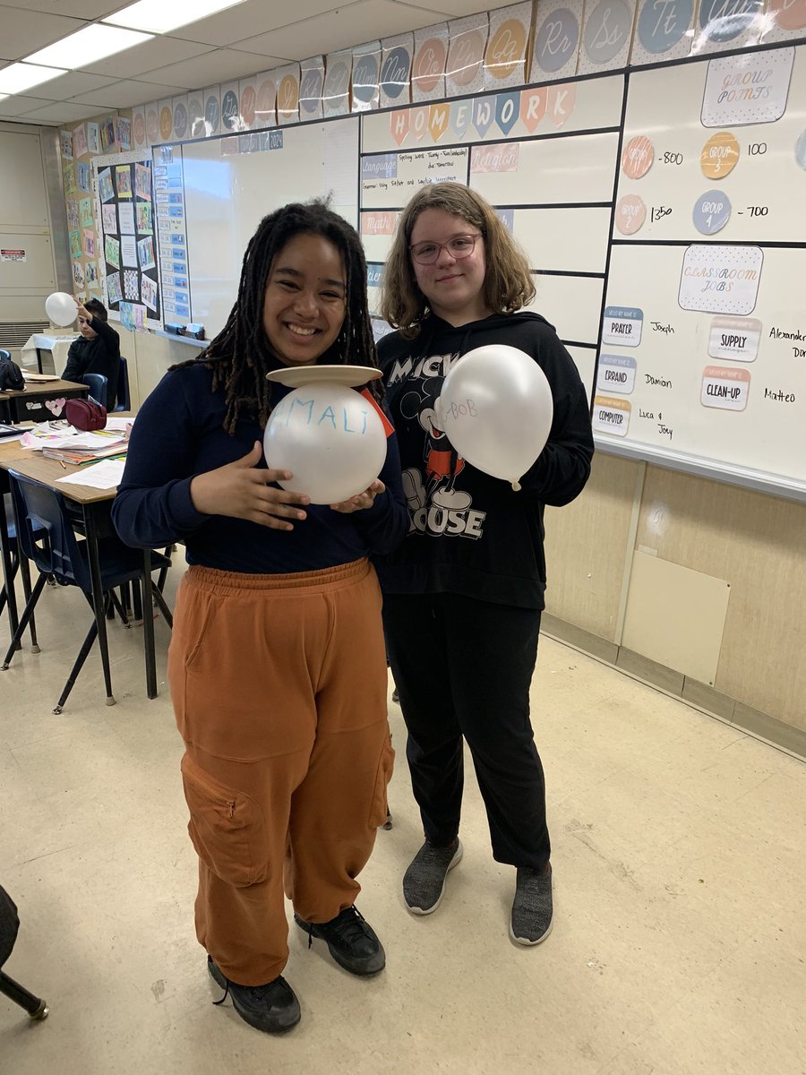Students experimented with Static Electricity last week! ⚡️ Science rules! 💯