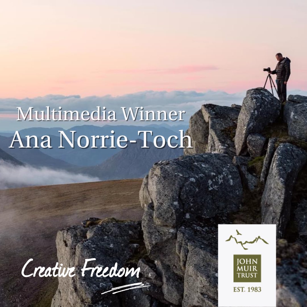I'm excited to announce my film My Wilderness is the multimedia winner of <a href="/JohnMuirTrust/">John Muir Trust</a> Creative Freedom Exhibition!
The art exhibition celebrates the creative freedom found in wild places and will be on display at the Pitlochry Wild Space until 25/5.
#CreativeFreedomExhibition