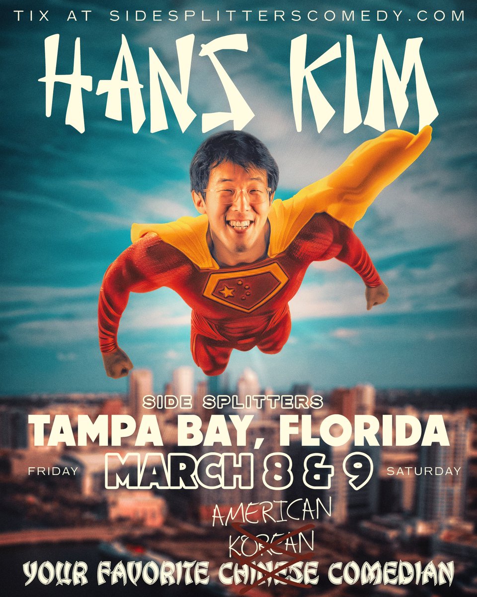 Tampa come see a real life ChinaMan this weekend at @SSCCTampa! Tickets here: ci.ovationtix.com/35578/producti…