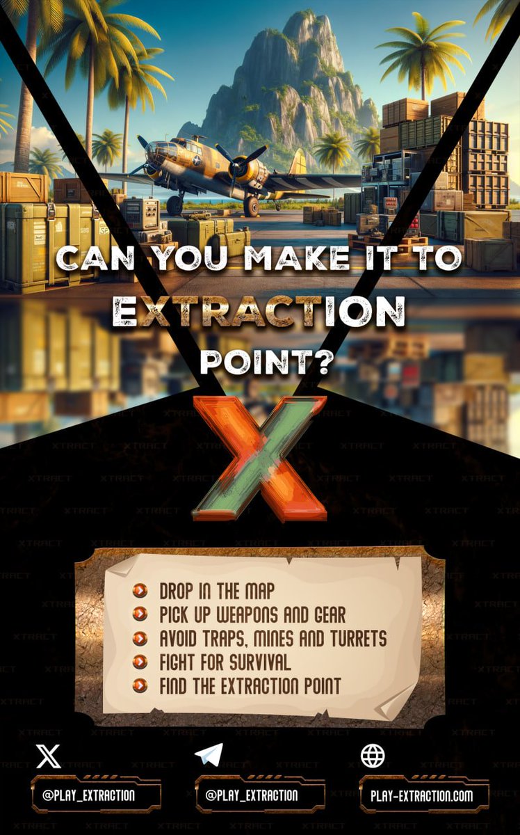 play_extraction's tweet photo. Hope you are all having a great day. 

We are preparing to go live soon. Our #ETH contract will be posted within our telegram and on other socials.

Can you make it to the #eXTRACTion point? https://t.co/akdp5UE9Ik