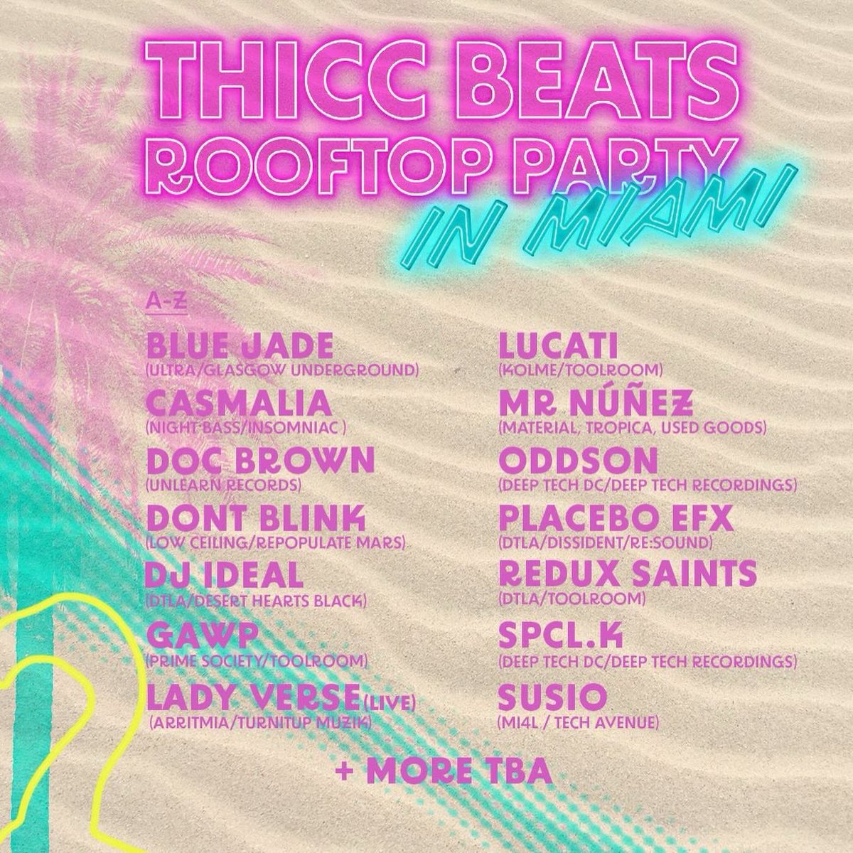OscarN_Music's tweet image. My submission for the Thicc Beats Rooftop Party Competition is live on my @SoundCloud ‼️ Go check it out! Appreciate all the love that could potentially help me snag my first ever set in Miami for music week 🙏☀️ link in bio! 
#THICCBEATSROOFTOPPARTY #DJMIXCOMPETITION #mmw2024