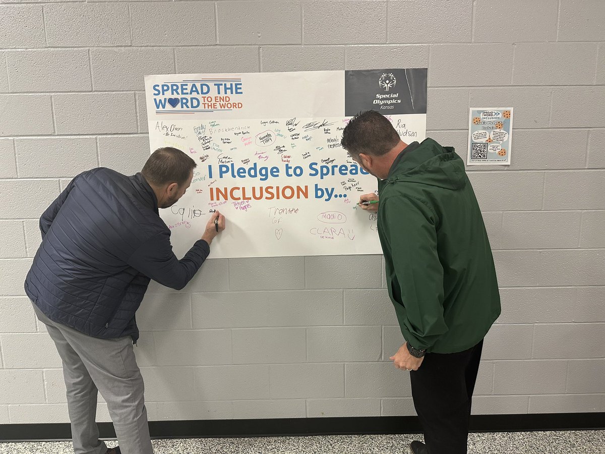 Mr. Cater and I took the pledge, have you? @UnifiedSportDHS @PledgetoInclude