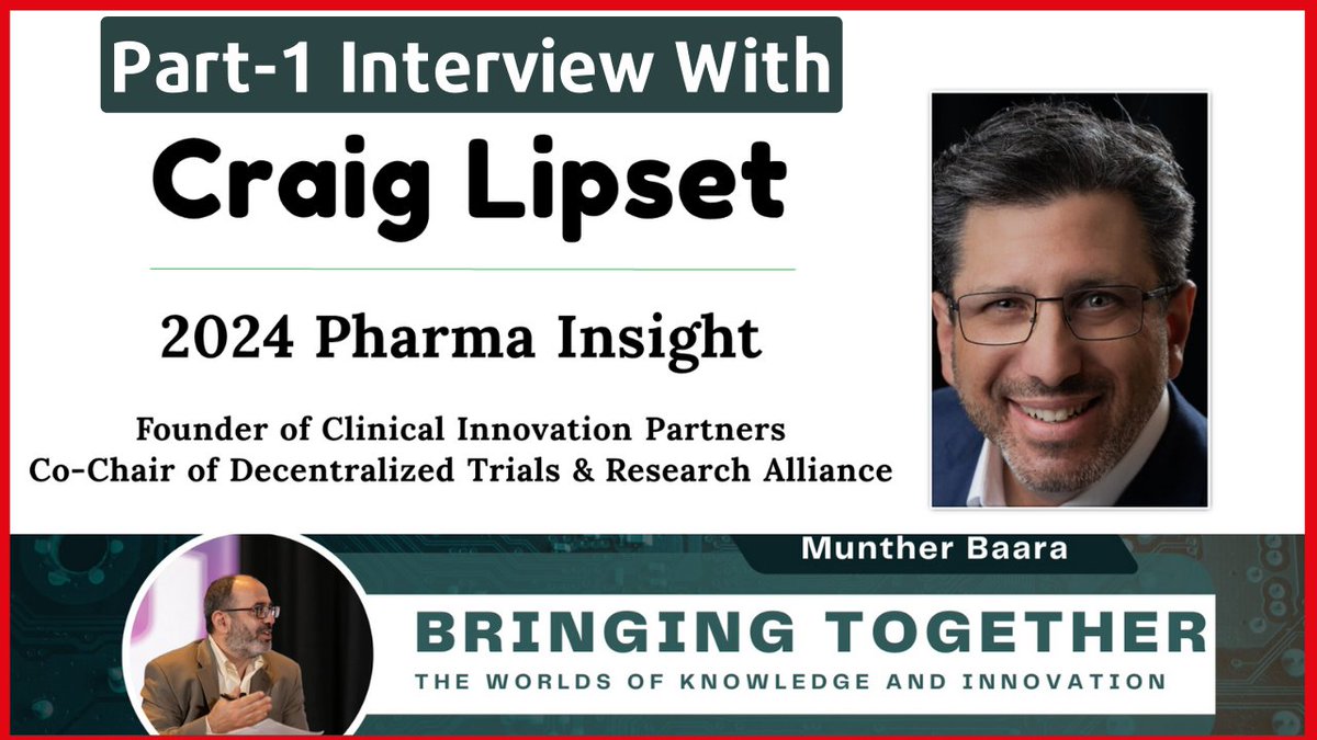 muntherbaara's tweet photo. 🎙️ Thrilled to share my latest podcast episode Part 1 with @CraigLipset! We dive deep into the future of pharma, exploring everything from patient-centric care to the impact of technology on clinical trials. 🚀💡
 https://t.co/X55DNtfQl7 https://t.co/8NmUgo8NjJ