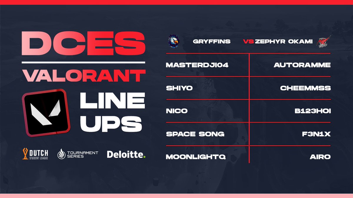 We are back witth the first stream of the season! Come check us out at 20:00 on our Twitch (link in bio).

We have Gryffins Vs. Zephyr Okami as our VALORANT match of the week!