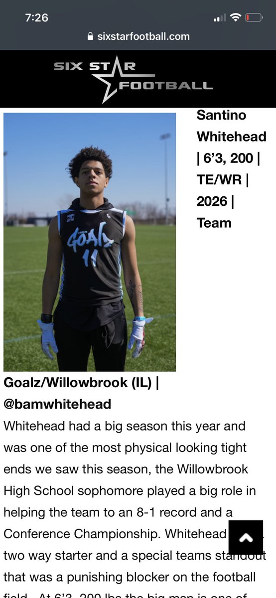 Santino”Bam”Whitehead ™️#11 ATHLETE tweet media