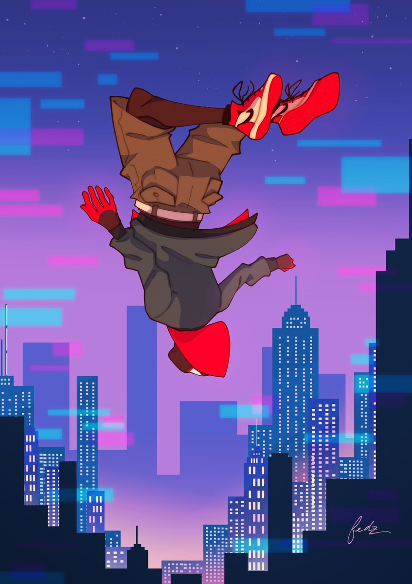 A leap of faith🕷️💙
#IntoTheSpiderVerse #MilesMorales