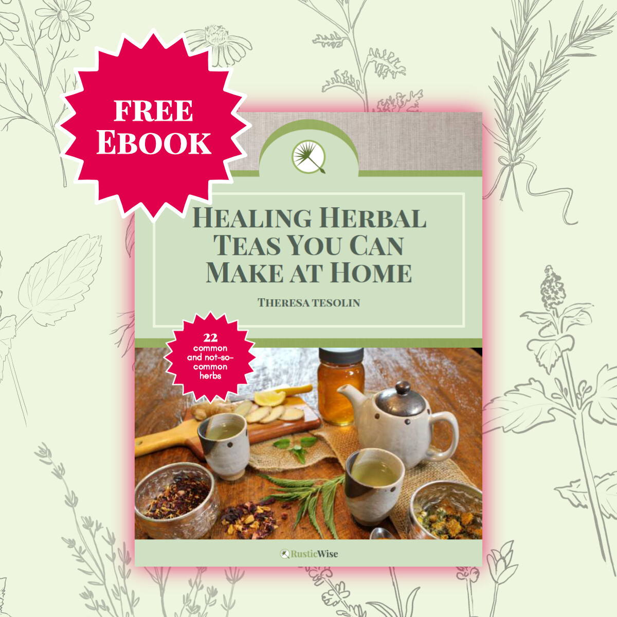 RusticWise's tweet image. Hey, there! We have a new FREE ebook: Healing Herbal Teas You Can Make At Home. ☕🌿 Snag your free ebook packed with 85 pgs of timeless tea knowledge here 👉 rpb.li/j4vDZ 👈

#herbaltea #tea #teatime #herbs #tisane #free #ebook #herbal #healingherbs #tealovers