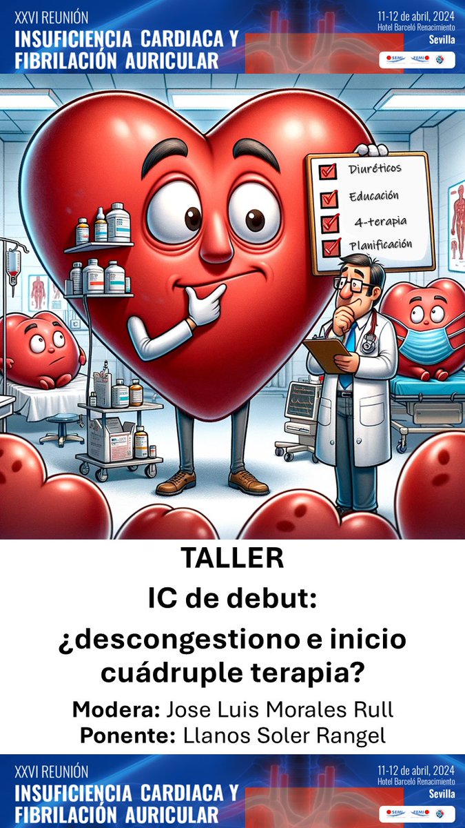 IcyfaSemi's tweet photo. 💫Otro taller 🔝🔝para nuestra reunión de Sevilla:  Claves tras el debut de una IC de manos de @llanossoler1 . 🚨IMPRESCINDIBLE. 
 ¡Inscríbete ya! 👇
https://t.co/U2lwkPYbS4
 @Sociedad_SEMI @ResidentesSEMI @cistatin https://t.co/Oznt6Uv34T