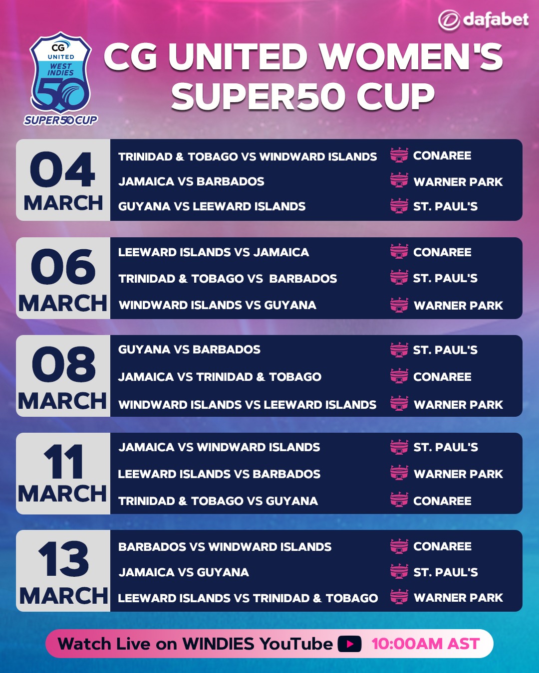 Super 50 live streaming sale