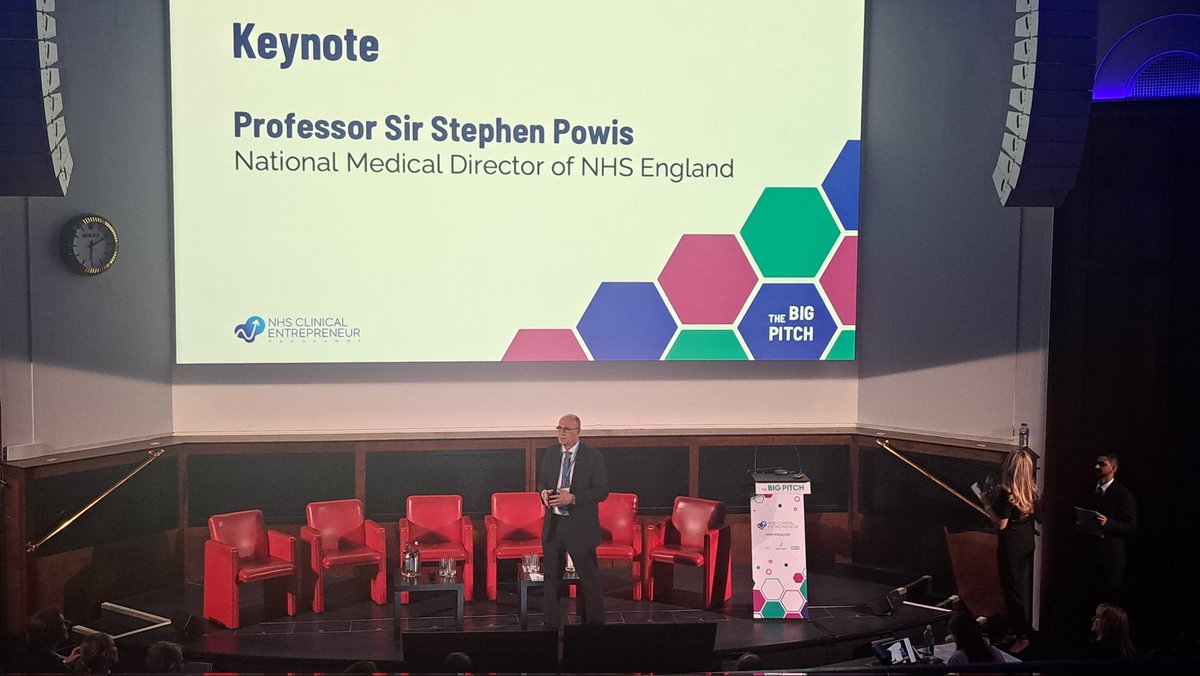 In his keynote speech, @NHSEngland Medical Director Stephen Powis encouraged the new cohort of clinical entrepreneurs to 'start and continue imagining the unimaginable' when developing their innovations