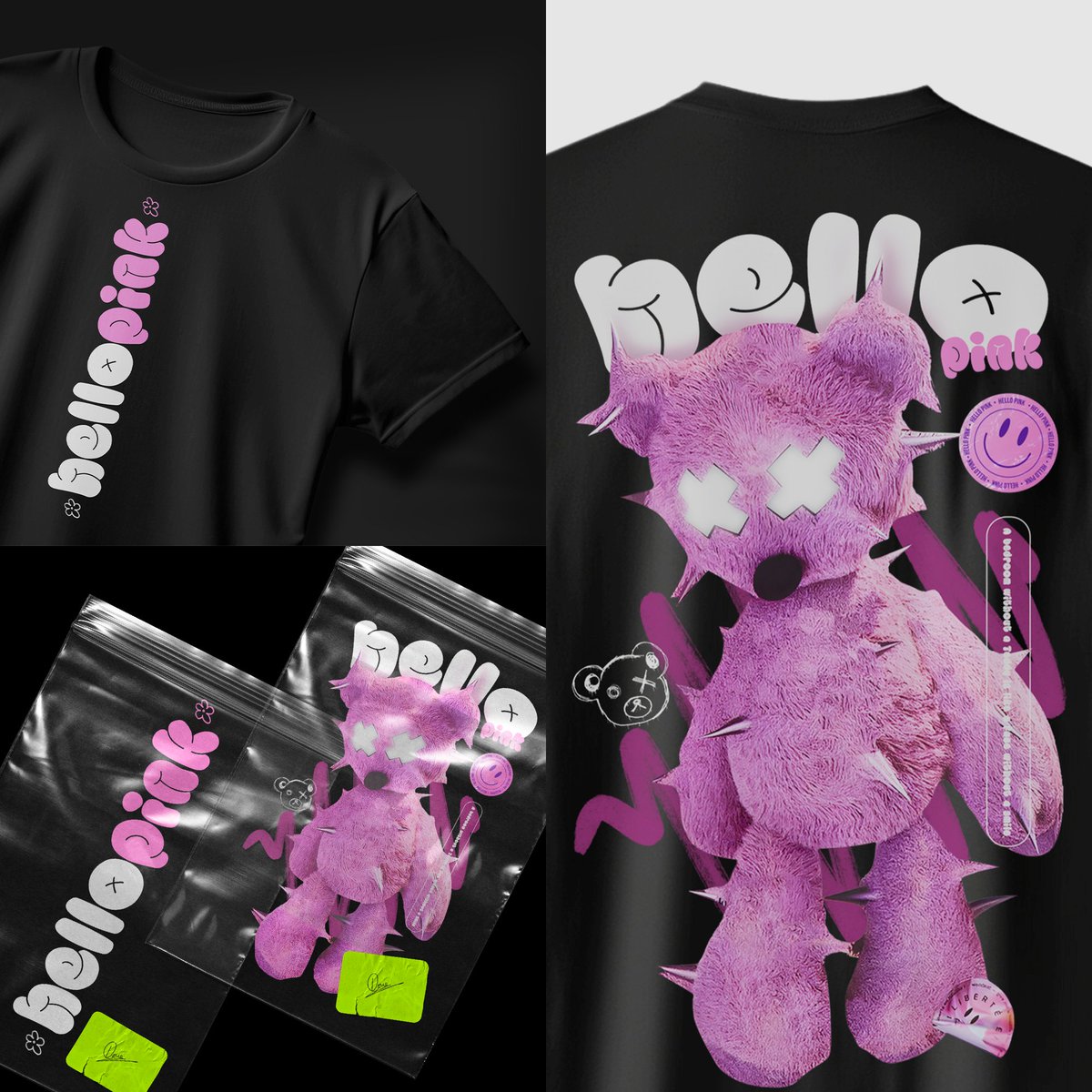 MentalGraphics's tweet photo. Hello Pink / Streetwear Design https://t.co/7R1SQJreC7