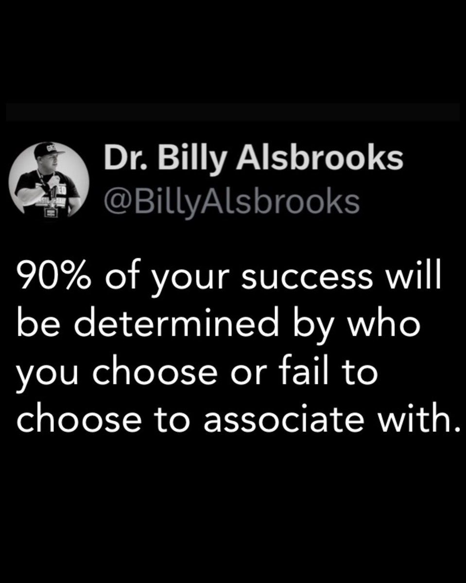 BillyAlsbrooks's tweet photo. WHO ARE YOU ASSOCIATING WITH?
#blessedandunstoppable https://t.co/8NJ23Doy2g
