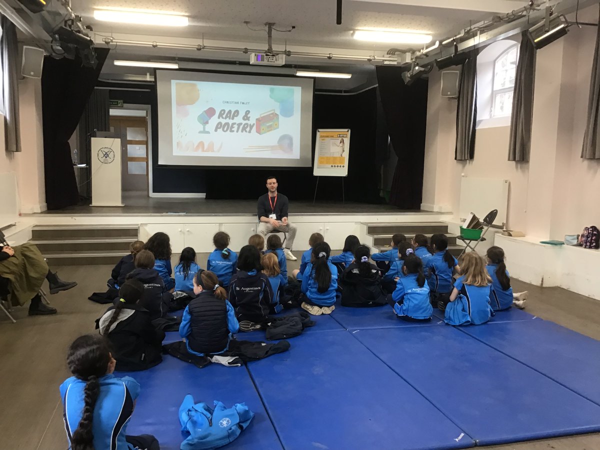 St Augustine's Priory (@staugustinesp) on Twitter photo Amazing workshops today by Christian Foley <a href="/cfoleypoetry/">Christian Foley</a> for the Prep classes on rap and poetry! Wonderful day for all! <a href="/WorldBookDayUK/">World Book Day UK 📚</a> <a href="/CISCSchools/">CISC</a> <a href="/societyofheads/">The Society of Heads</a> <a href="/GSAUK/">Girls' Schools Association</a> <a href="/ISC_schools/">Independent Schools Council</a> <a href="/GoodSchoolsUK/">The Good Schools Guide</a> Amazing workshops today by Christian Foley <a href="/cfoleypoetry/">Christian Foley</a> for the Prep classes on rap and poetry! Wonderful day for all! <a href="/WorldBookDayUK/">World Book Day UK 📚</a> <a href="/CISCSchools/">CISC</a> <a href="/societyofheads/">The Society of Heads</a> <a href="/GSAUK/">Girls' Schools Association</a> <a href="/ISC_schools/">Independent Schools Council</a> <a href="/GoodSchoolsUK/">The Good Schools Guide</a>