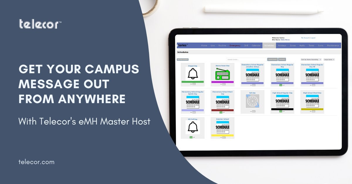 TelecorInc's tweet image. Improve campus &amp;amp; building safety by streamlining communication with Telecor's Mobile Quick Access. With full remote access to your school's messages, you have the power to swiftly adapt &amp;amp; react. Be #TelecorSafe: pulse.ly/5wchrtmozp #edtech #wednesdaymotivation