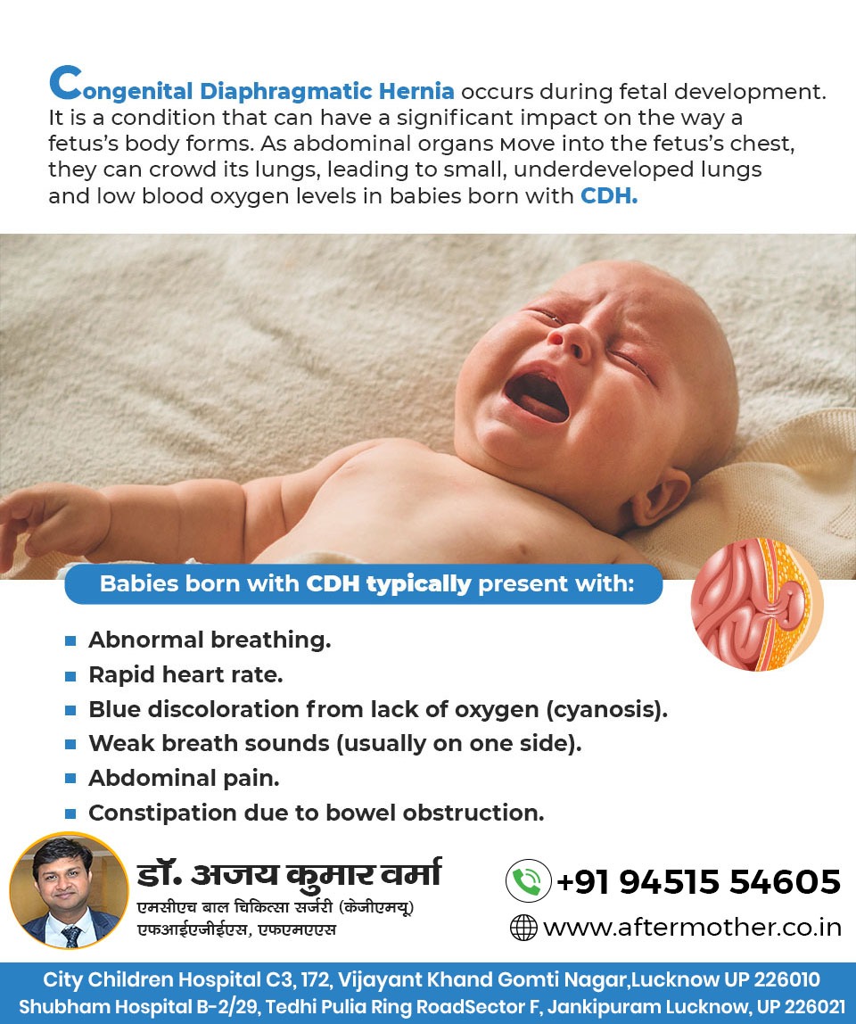 DrAjayKumarVer6's tweet photo. Symptoms of Congenital Diaphragmatic Hernia (CDH)
difficulty breathing
fast breathing
fast heart rate
cyanosis 
abnormal chest development
abdomen that appears caved in.
#CDH #cdhawareness
.
📆 For more information contact us
Dr Ajay Kumar Verma
(Pediatric Surgeon)
📞 9451554605 https://t.co/BuekJArPsh
