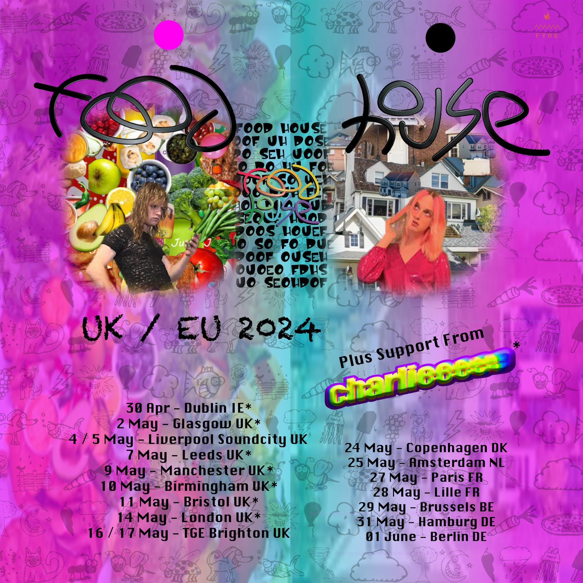 ANNOUNCING SUPPORT FROM <a href="/charlie_DIDI/">charlieeeee</a> IN DUBLIN + ON SELECT UK DATES IN MAY