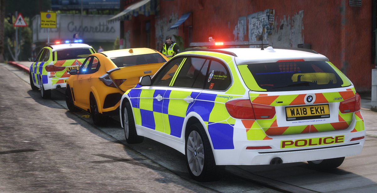 DevonCountyRP's tweet photo. This orange vehicle was stopped by are Roads policing Team after it flagged up for having no insurance. #fictional #fivem https://t.co/jUKNrbJnwf
