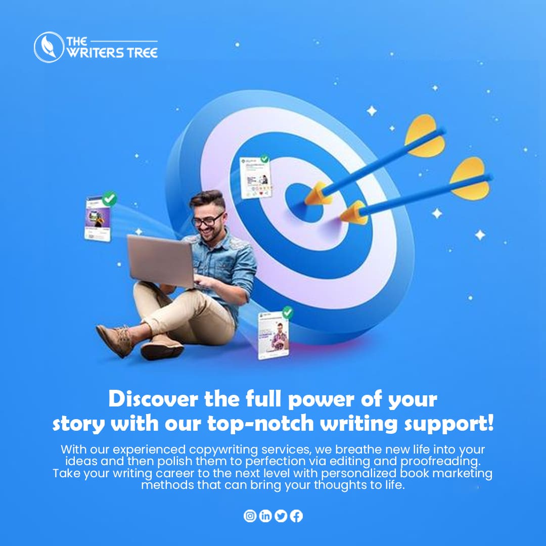 TheWritertree's tweet photo. The Writer’s Tree guarantees that you’ll receive a book free of errors when you get it proofread by our professionals.

𝗖𝗮𝗹𝗹 𝗨𝘀 𝗧𝗼𝗱𝗮𝘆 || +1 718-516-5017
𝗢𝗥 𝗩𝗶𝘀𝗶𝘁 𝘂𝘀 𝗮𝘁 || https://t.co/kkkPy0cOwQ

#TheWritersTree #AuthorsUnite #Ghostwriting #WriteYourLegacy https://t.co/KVXczK0sfc