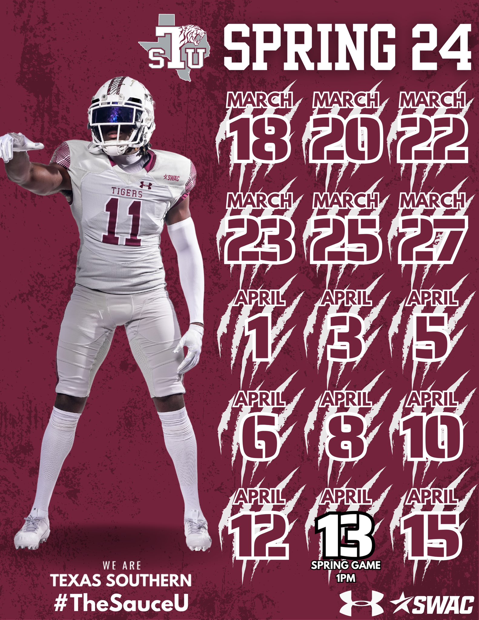 Texas southern tigers football deals