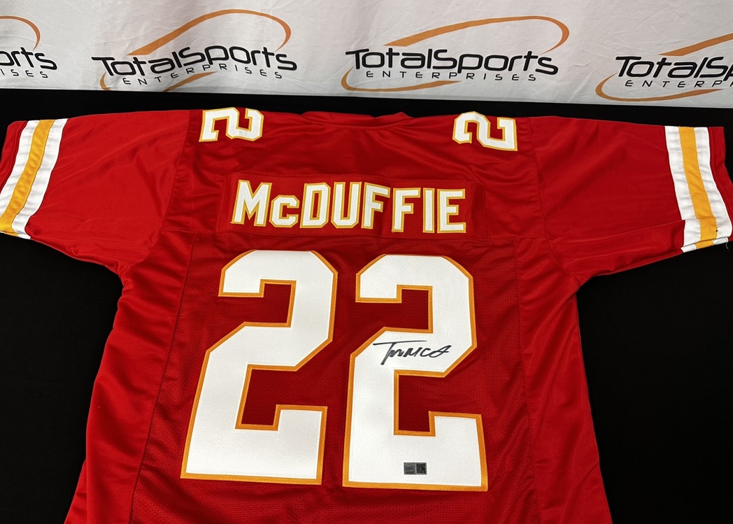 We're going to give a Trent McDuffie autographed jersey to someone who reposts this post and follows us! We'll announce a winner on Monday 3/11!