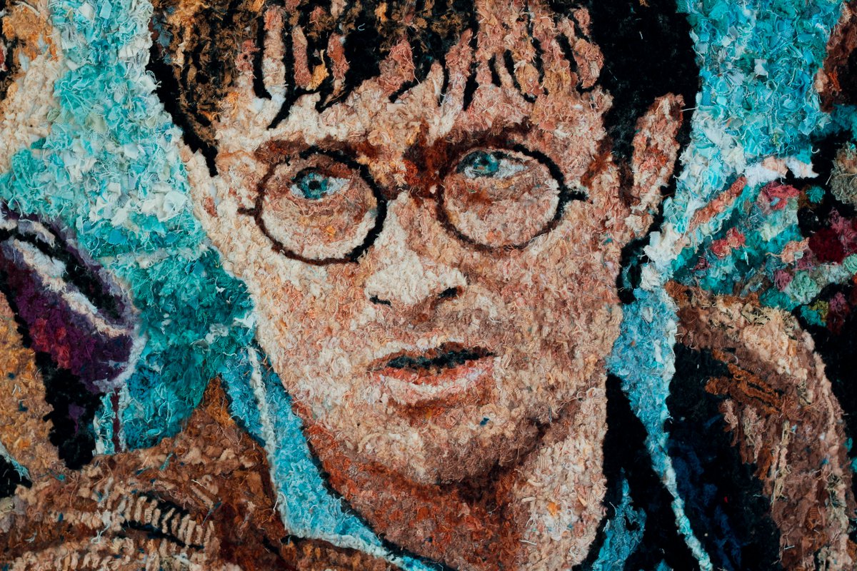 Beceren1's tweet photo. Harry Potter Contemporary Textile Art
@harrypotter
@jk_rowling
@EmmaWatson
@wizardingworld
@TheDailyHPotter
@HPotterUniverse
@hpotterquotes
@wbtourlondon
@warnerbros
#harrypotter #hogwarts #danielradcliffe #emmawatson #rupertgrint #art #contemporaryart #hermionegranger https://t.co/fuG2J1dnf8