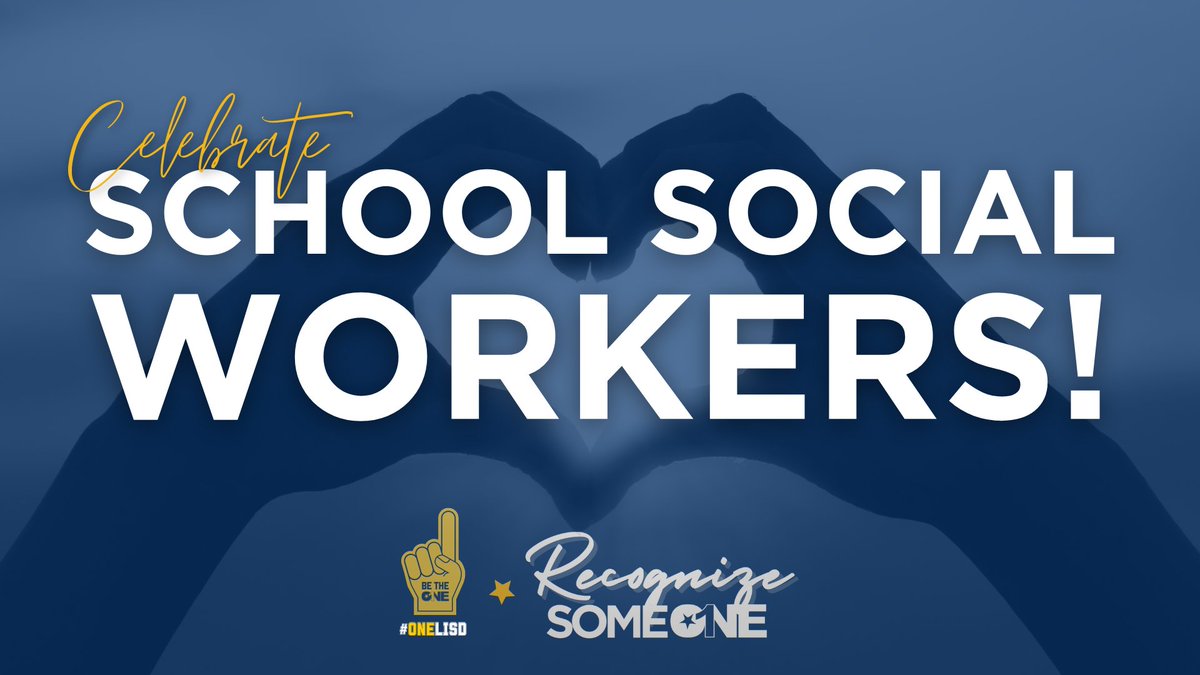 This week, LISD celebrates our district's incredible School Social Workers for their work in providing vital support &amp; resources to our students!

Take a moment to say thank you for ensuring the success &amp; well-being of our campus communities at LISD.net/Recognize!