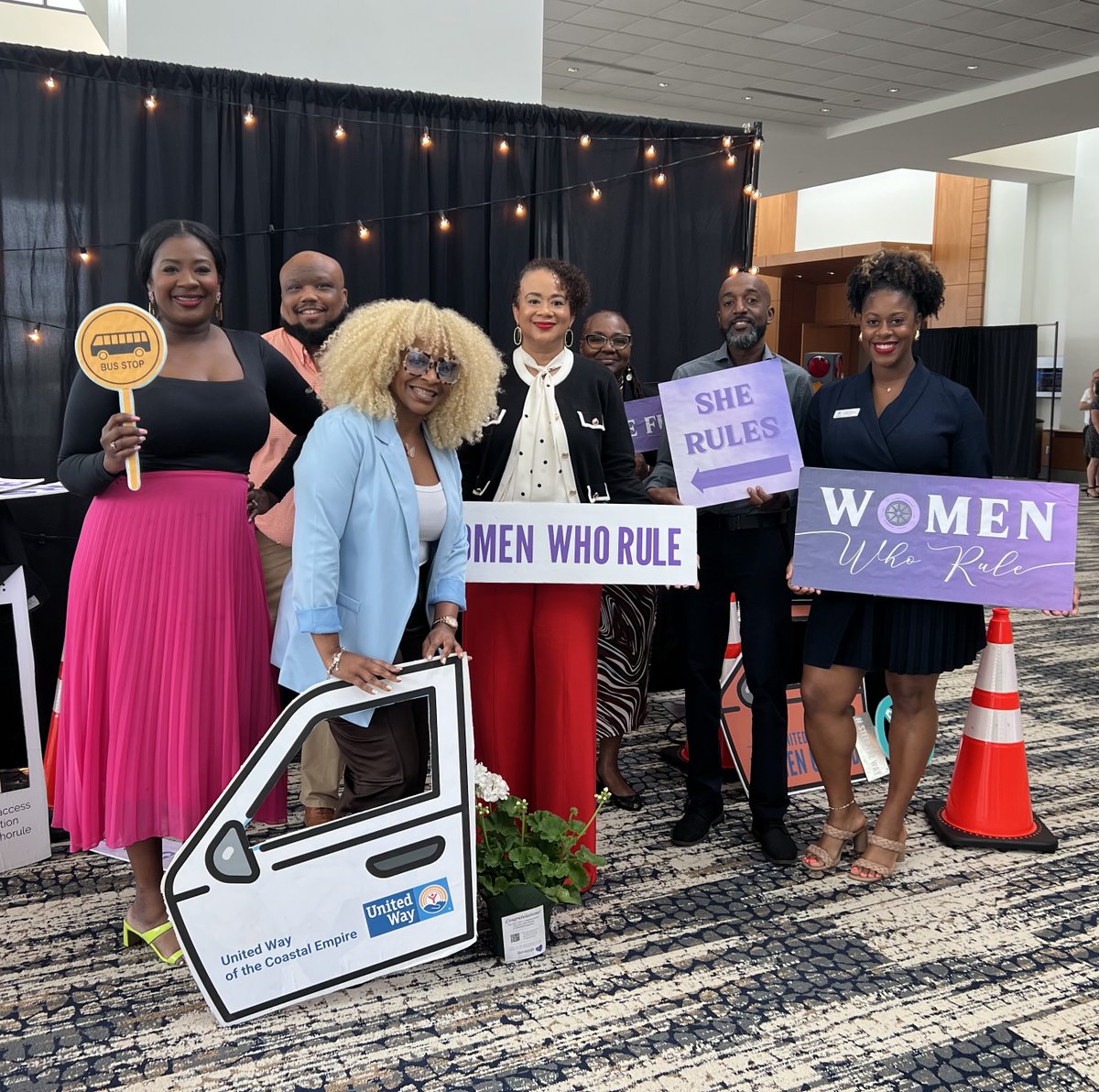 StepUpSavannah's tweet photo. The Step Up Savannah Team was delighted to attend the annual Women Who Rule event hosted by @UnitedWayCoastalEmpire.
We also congratulate Alderwoman Carol Bell for being named Woman Of The Year.
#StepUpTogether #StepUpSavannah #WomenWhoRule #UnitedWay https://t.co/H2BuKgVRJO
