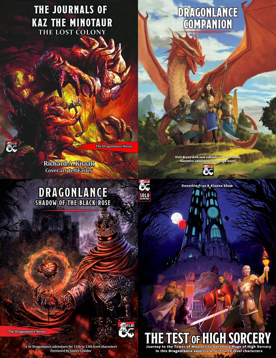 There are strong feelings about the way #Dragonlance has been treated in #dnd5e, and I can't say I disagree. BUT let's remember that there are passionate fans pouring their hearts into amazing 5e content too. Let's support the good and politely shrug at the bad.
#DragonlanceRise