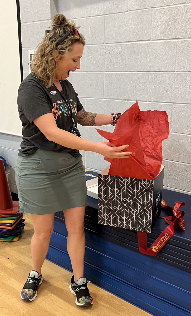 Congratulations Dani Kunz Teacher of the Year at Patton Elementary!!! AISD is lucky to have you!! <a href="/WeAreAISD/">Austin ISD Office of Talent Strategy</a> #AISDJoy