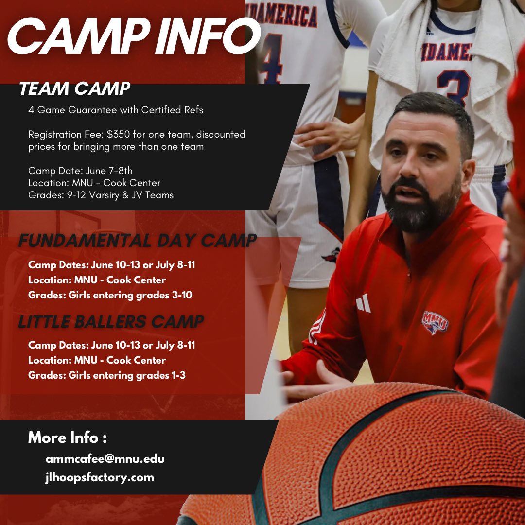 More info on our summer camp schedule! Registration is open! Follow the link below to sign up — we’d love to see you there! #FeartheNeer | 🔗 jlhoopsfactory.com