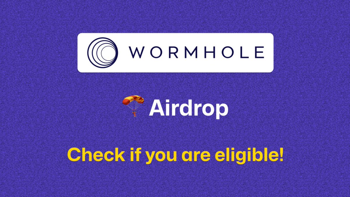 its_airdrop's tweet photo. 🚨 Just in: Wormhole $W airdrop details

Site live: https://t.co/I5VuiCUR5N

- Still to be updated https://t.co/c3WeSqKFQ8