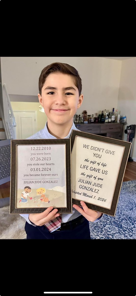 DowneySide's tweet photo. We are over the moon happy and excited for the Gonzalez family, as yesterday, 3/5/2024 was Julian's adoption date!! #Adoption #adoptionjourney #fostertoadopt https://t.co/CqMaHAY7GI