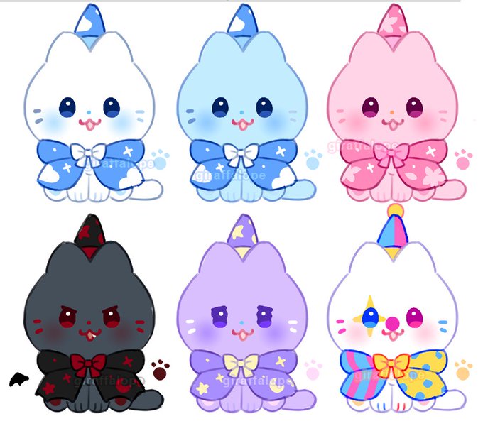 Working on some new smaller wiz cats!! Which one's your fave?  