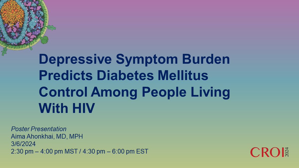MPEC investigators and collaborators will be presenting their #HIV research posters during today’s poster presentation at #CROI2024 ! Come see our work this afternoon (2:30 pm MST / 4:30 pm EST). @aimaMDMPH @MGH_RI @HarvardCFAR