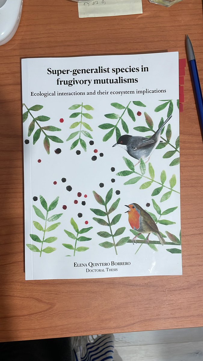 Feliz de haber llegado hasta aquí y del camino recorrido estos años! Me llevo amigos, trabajo de campo y mucha ciencia aprendida 🫐🐦 Muy agradecida con todos las personas que a su modo han contribuido a esta tesis.
