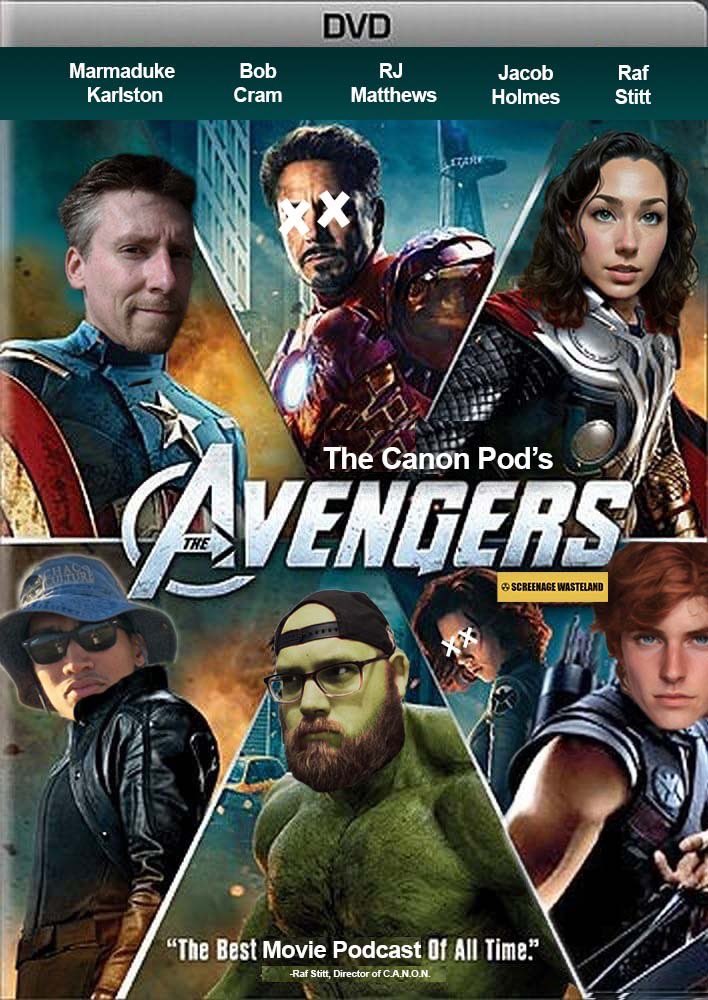 The first and possibly only episode to feature the SAWvengers (aka Earth’s Mightiest Ramblers)!

Amazing photoshop artwork by @JacobHolmesAPR

Listen to the latest episode of #TheCanonPod rn on all the podcast platforms!