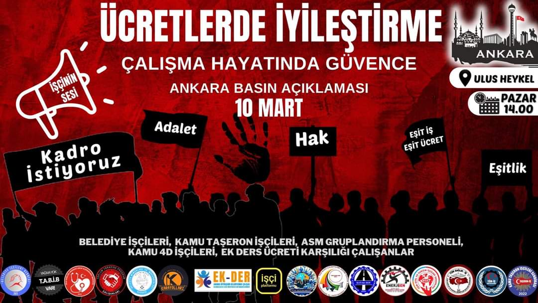 #isciyiDUYanVARmi
Kamu işçileri zam almadı.!!
Enflasyon farkı zam değildir.!