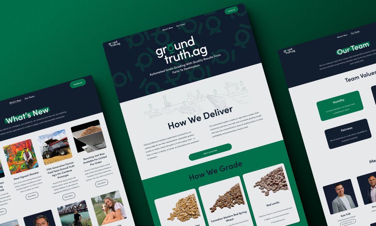 🌾 Exciting news! We've launched our new website! Explore how our automated grain grading technology is enhancing precision agriculture. Check us out at groundtruth.ag and see what's new! #AgTech #PrecisionFarming #WebsiteLaunch