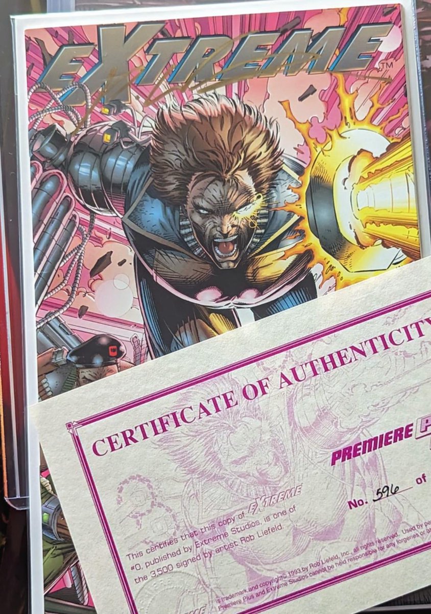 Andrew Ferguson (@andrew2592) on Twitter photo A piece of 90's comic-book history arrived in the mail today. <a href="/robertliefeld/">robliefeld</a> #extremeuniverse A piece of 90's comic-book history arrived in the mail today. <a href="/robertliefeld/">robliefeld</a> #extremeuniverse