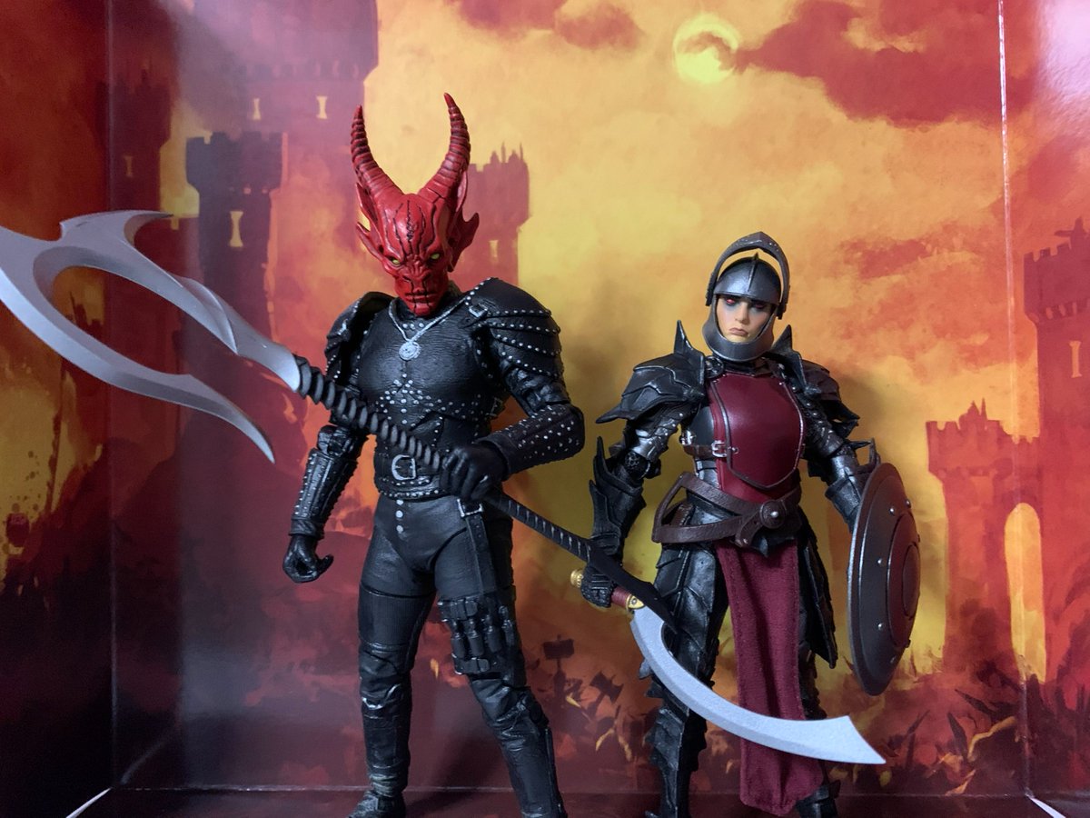 SebKom01's tweet photo. Threw together a Lord and Lady of Darkness tonight. #GeekForLife #MythicLegions https://t.co/t6Ck4fSBmv