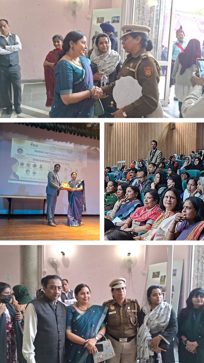 @RANAND92105699, Director of #Awazekhwateen, was honored with an invitation to serve as a speaker at the Business and Employment Bureau event, organized in collaboration with @JamiahamdardO and New #SocioEconomicResearch and Development to commemorate Women's Day
#WomensDay2024