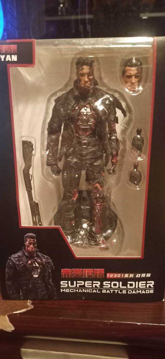 ターミネーター3 T-850 BATTLE DAMAGED フィギュア Xiaozheng Model Plays Terminator 3 T850 Battle Damage