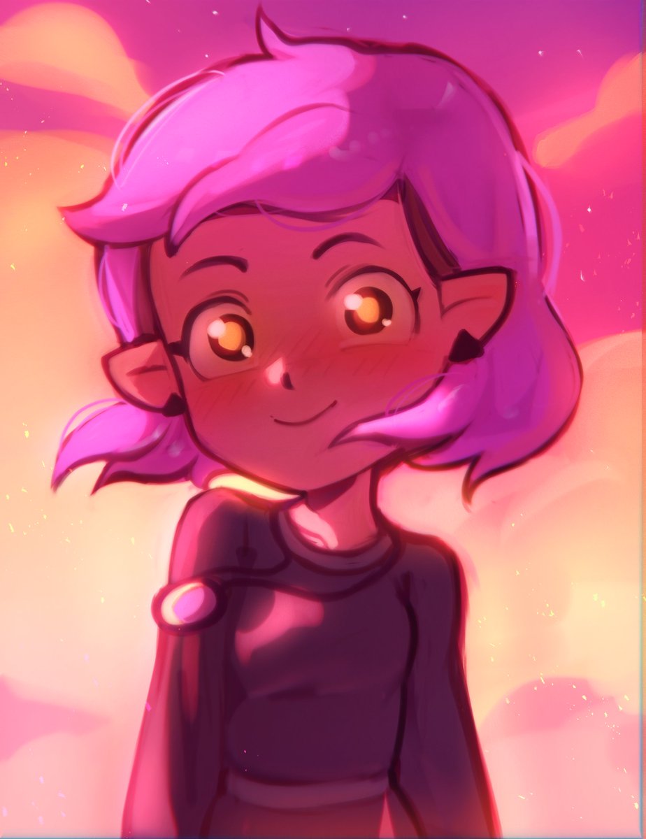 amba_si's tweet image. Quick Amity doodle to test timelapse feature in clip studio :&amp;gt;

#theowlhouse