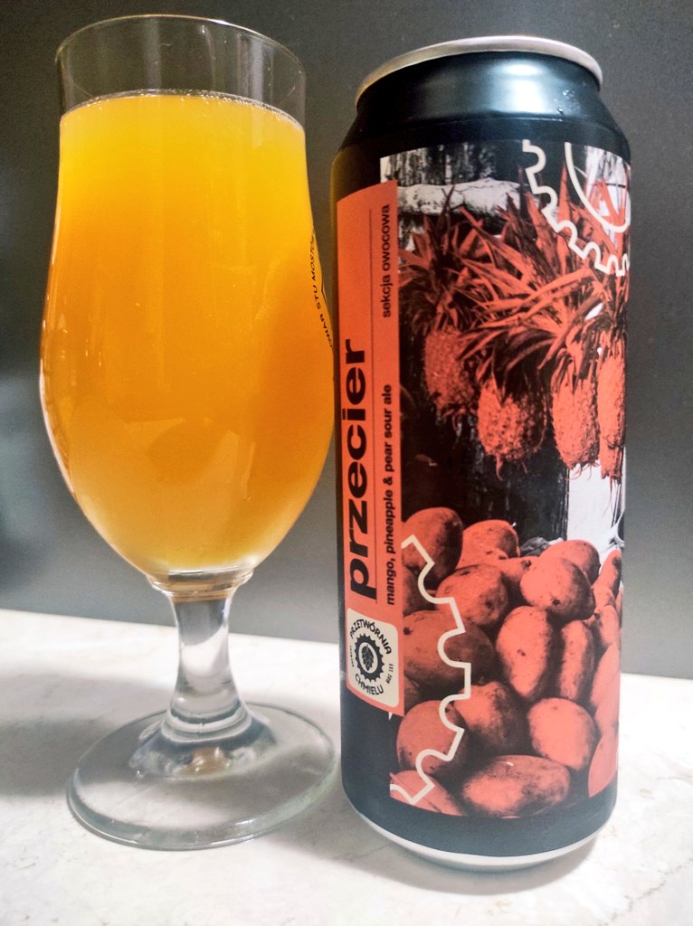 BojanowskiMarek's tweet image. #429
🍺 Przecier : Mango, Pineapple &amp;amp; Pear
🇵🇱 Przetwórnia Chmielu
Sour Ale 
Alk. 6.0%
Ekst.wag. 18.0
2.5/5
#craftbeer #polishbeer  #sourale #browar #PrzetwórniaChmielu #beerpics #mango #pineapple #pear #beergeek #beertography #wroclaw