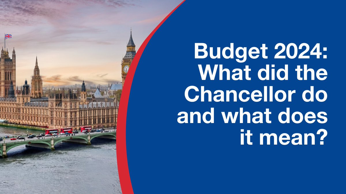 Today the Chancellor, Jeremy Hunt delivered the 2024 Spring Budget.

Read our full overview here: pkf-francisclark.co.uk/budget-2024-wh…

#Budget2024 #SpringBudget2024 #UKBudget #TheBudget #JeremyHunt #BudgetOverview